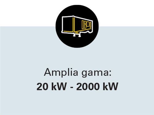 Amplia gama: 