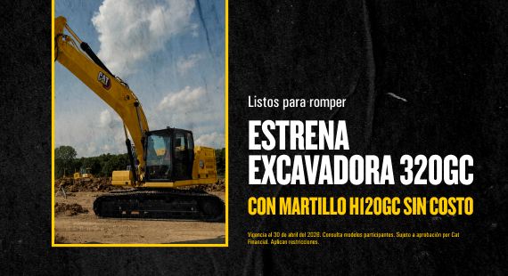 Estrena Excavadora 320GC Con Martillo Hidráulico Incluido