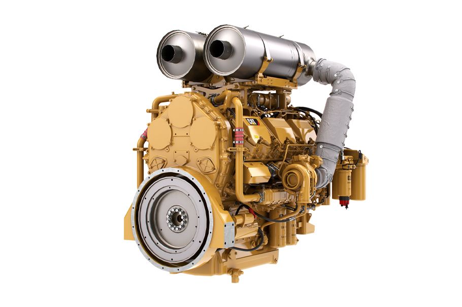 Cat yellow machine