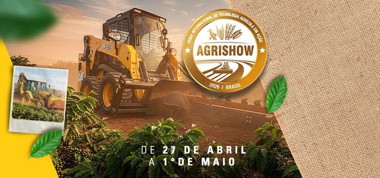 Cat® na Agrishow 2026: DE 27 DE ABRIL A 1 DE MAIO