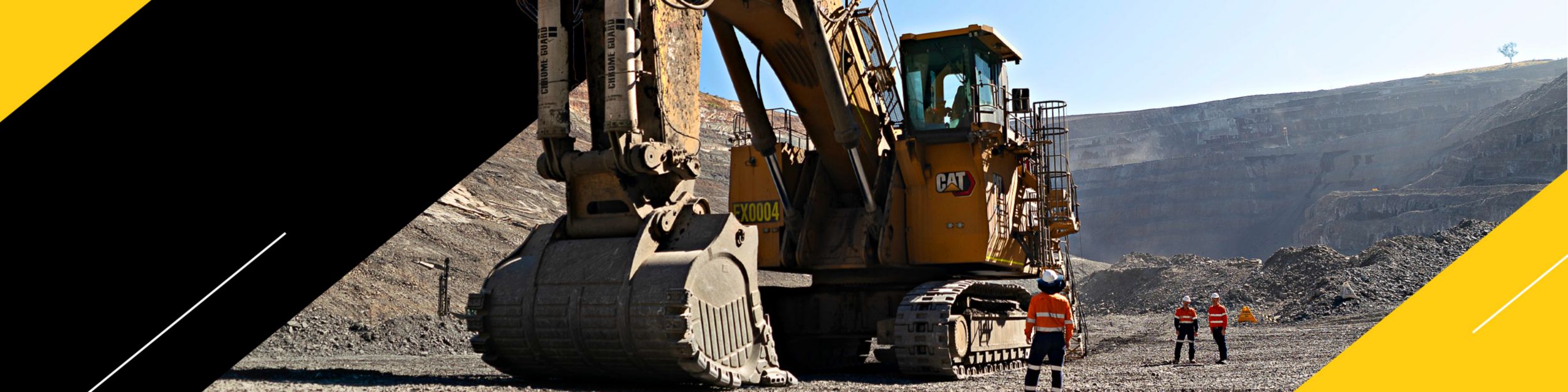 Hydraulic Mining Shovel on a Jobsite