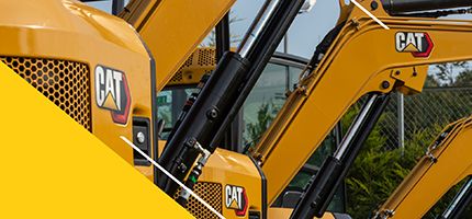 cat machines at work