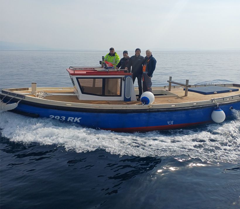 Boat at sea