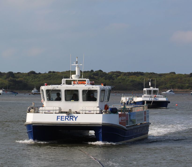 Ferry at sea