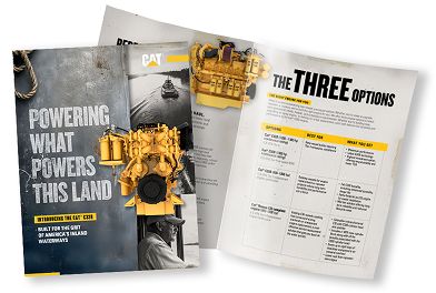 mock up of brochure
