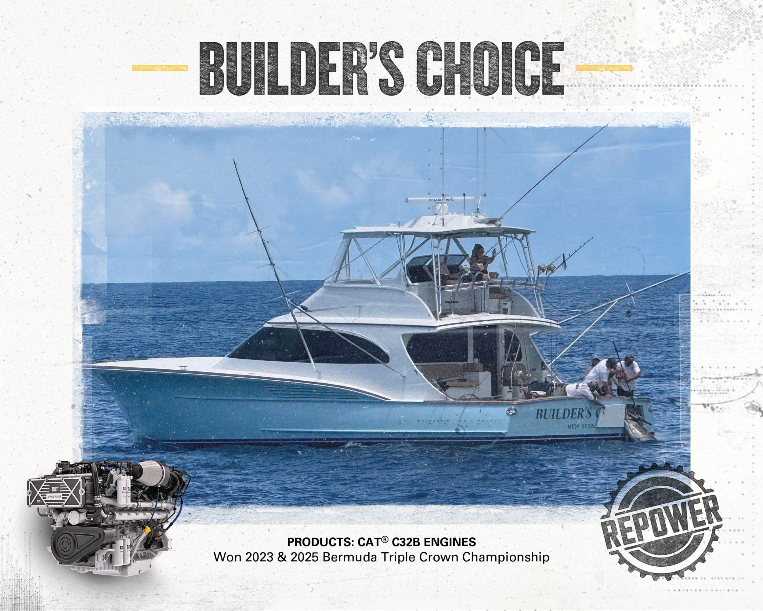 Builder choice boat on the water