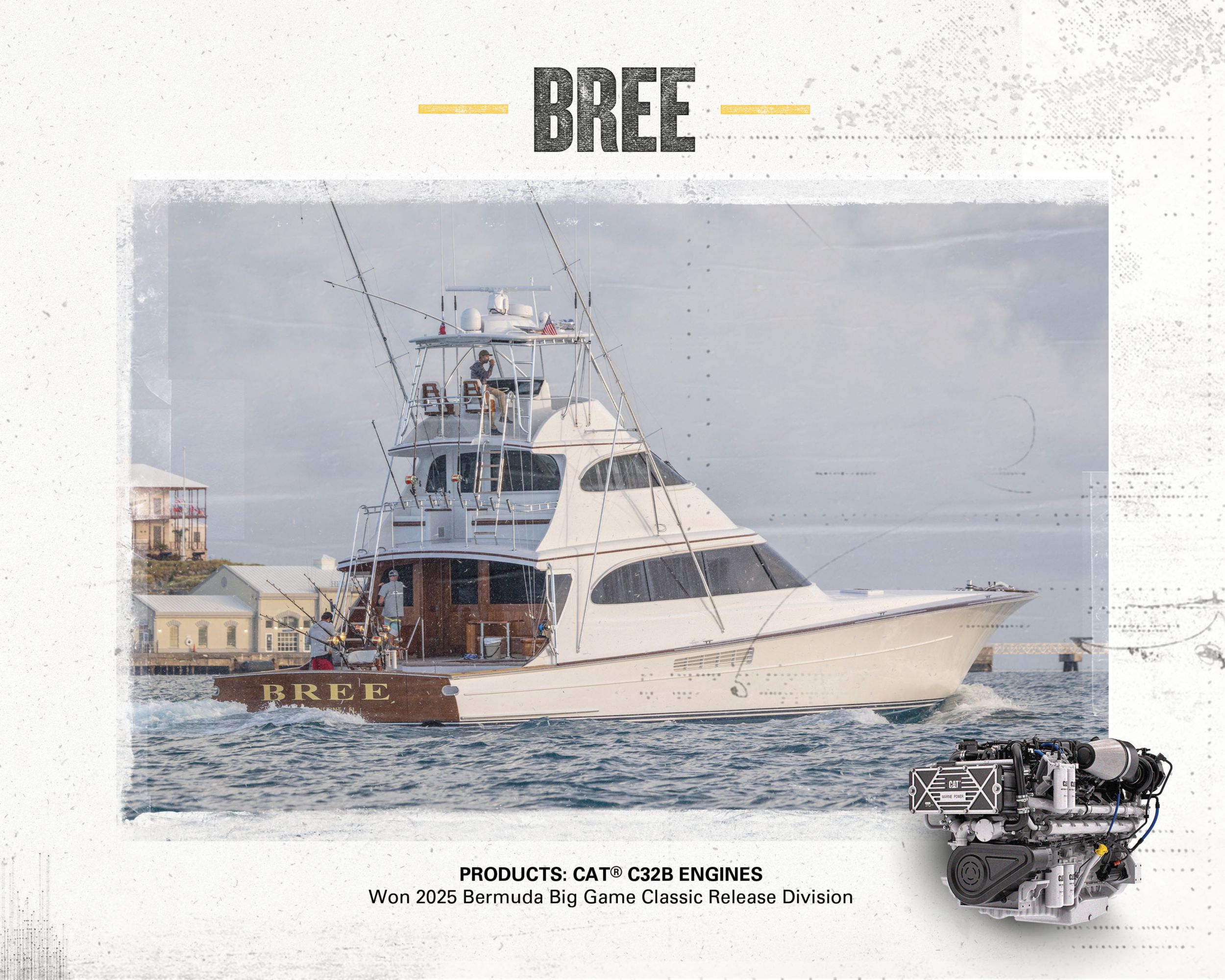 The bree boat on water 