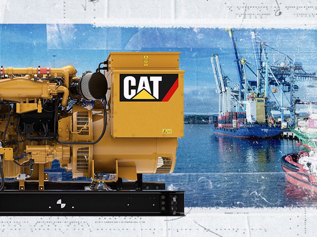9.3 generator overlayed ontop of an image of a vessel on the water