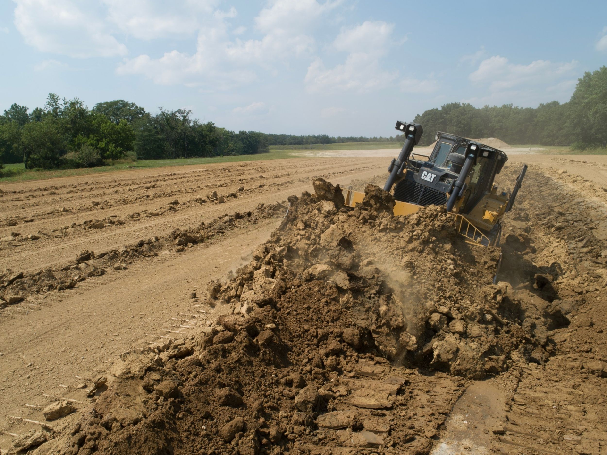 D8 XE Pushing Dirt