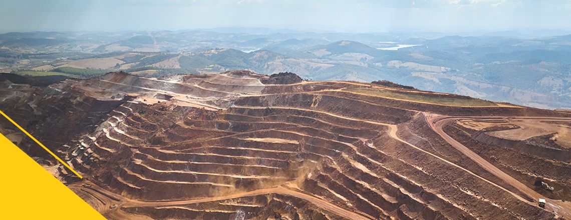 Birdseye view of a minesite