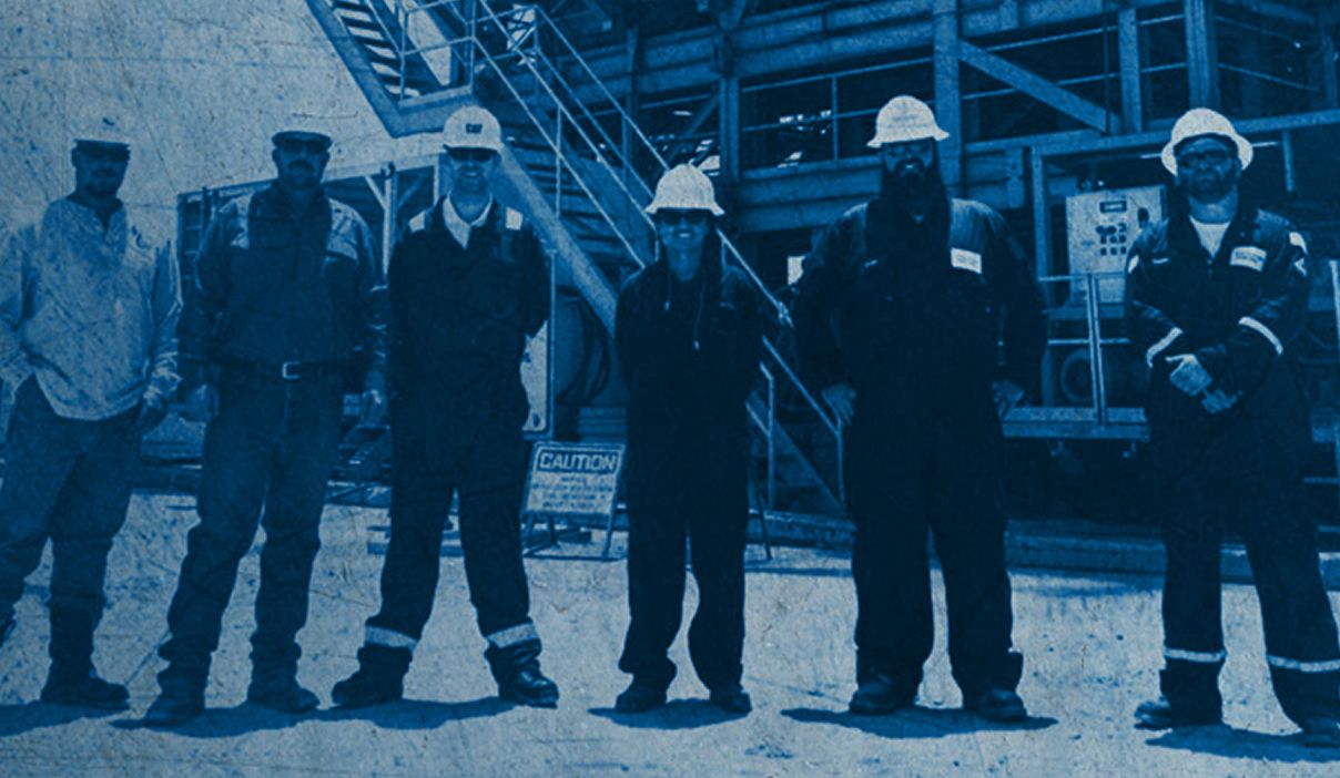Group Photo at Rig Site