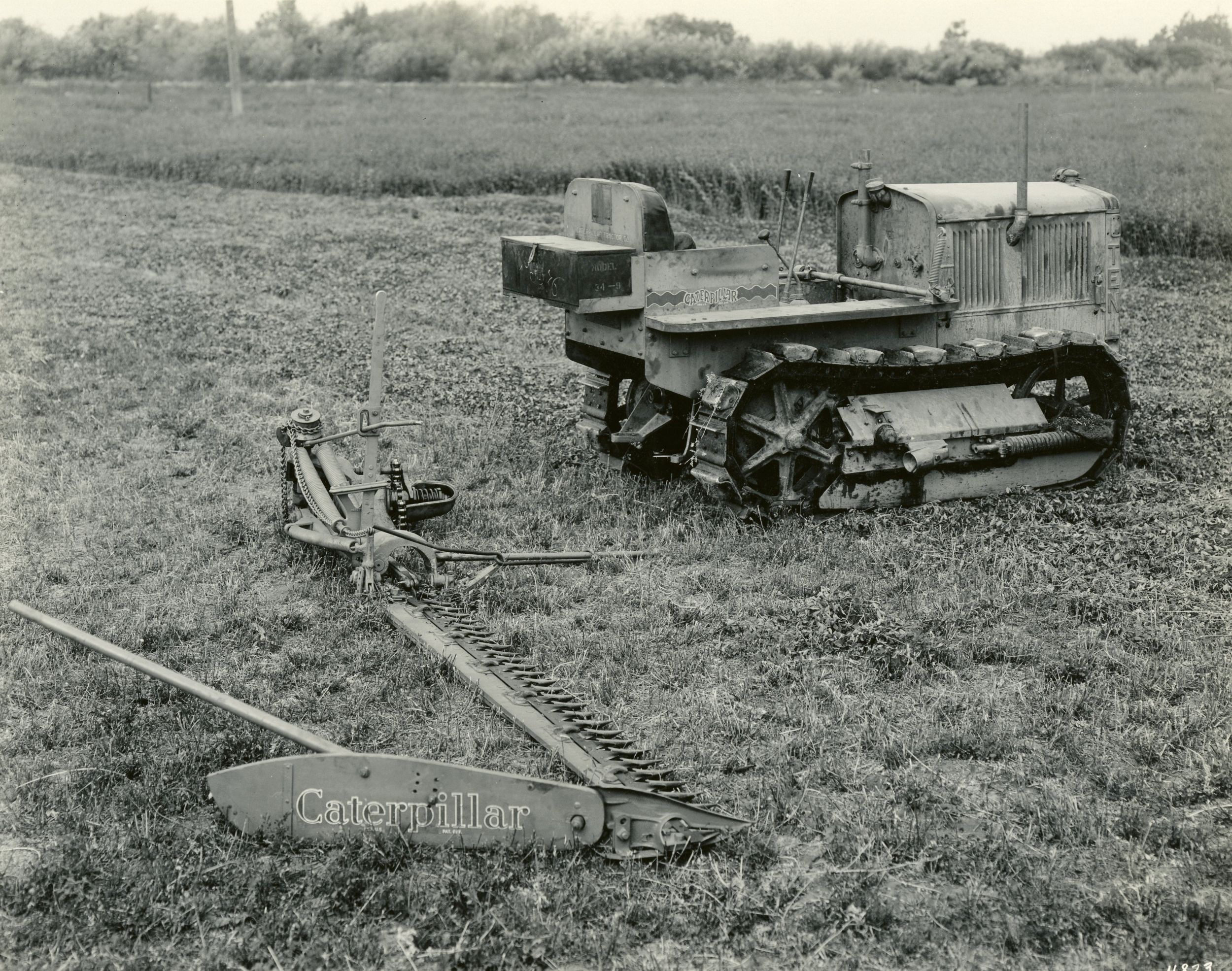 caterpillar mower