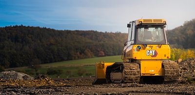Cat equipment in field