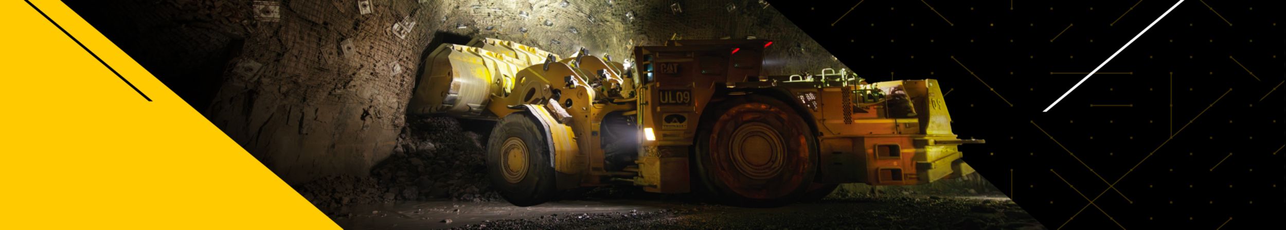 Underground loader being operated remotely