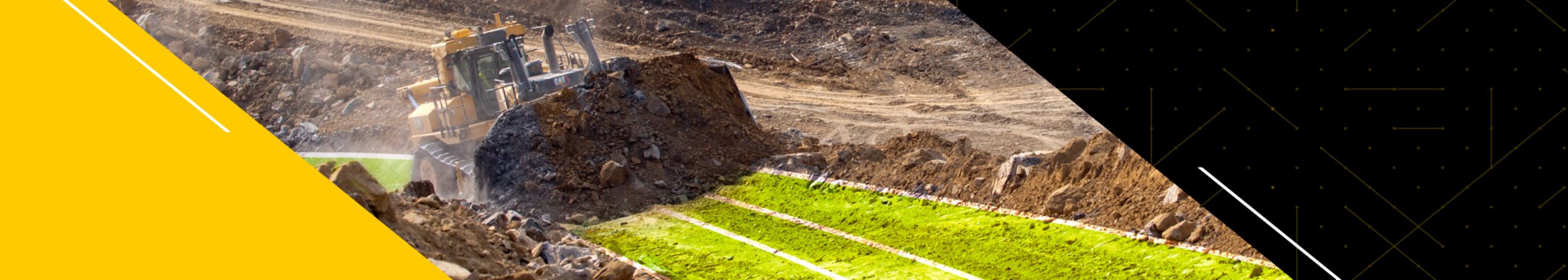 Cat dozer using technology to improve grading