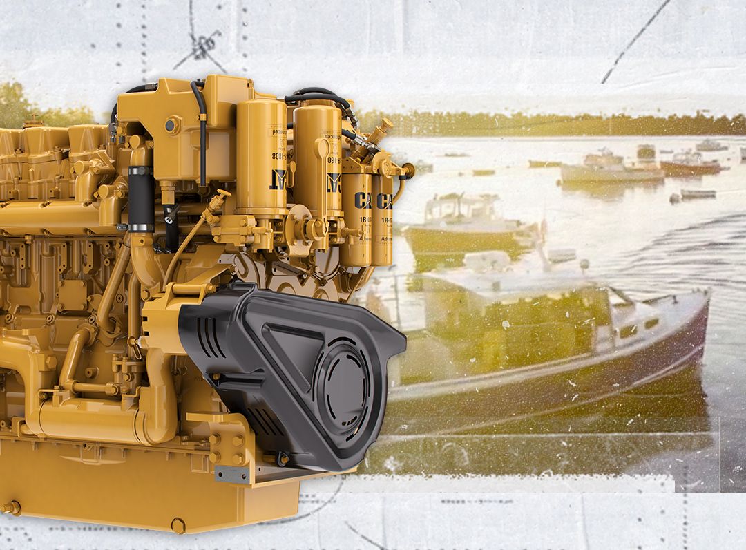 Cat 3512E Engine
