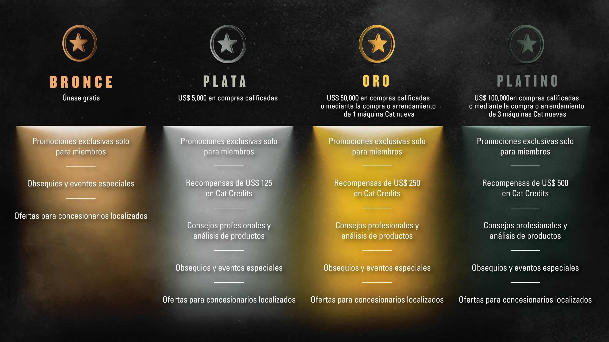 Cat Rewards Tiers