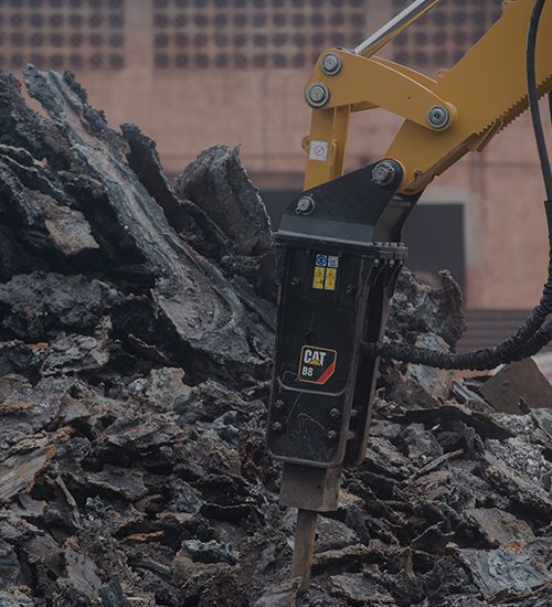 Acessório martelo para Caterpillar