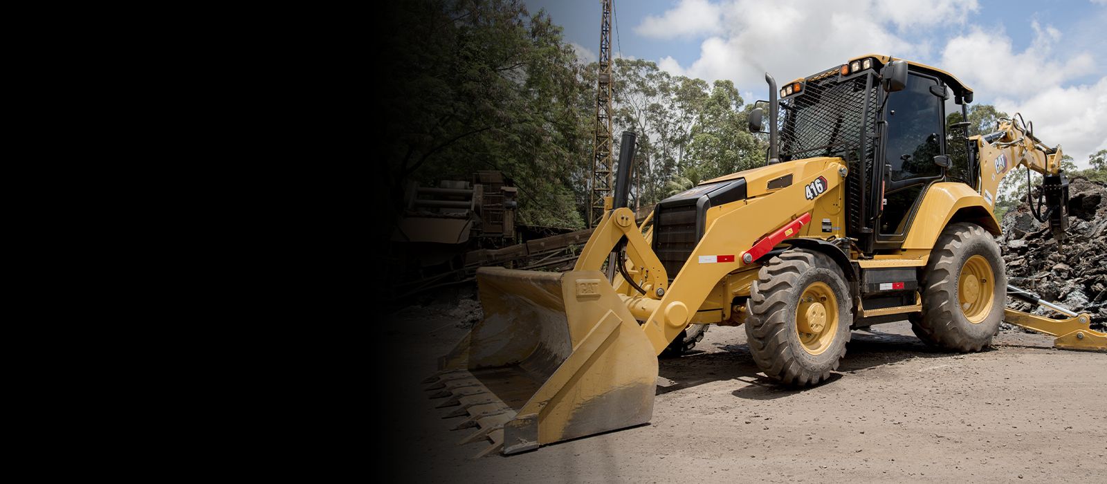 Retroescavadeira Caterpillar 416