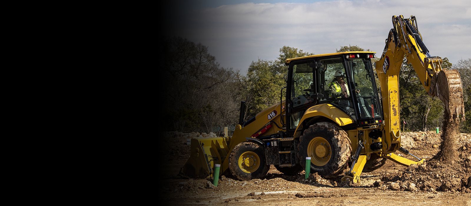 Retroescavadeira Caterpillar 416