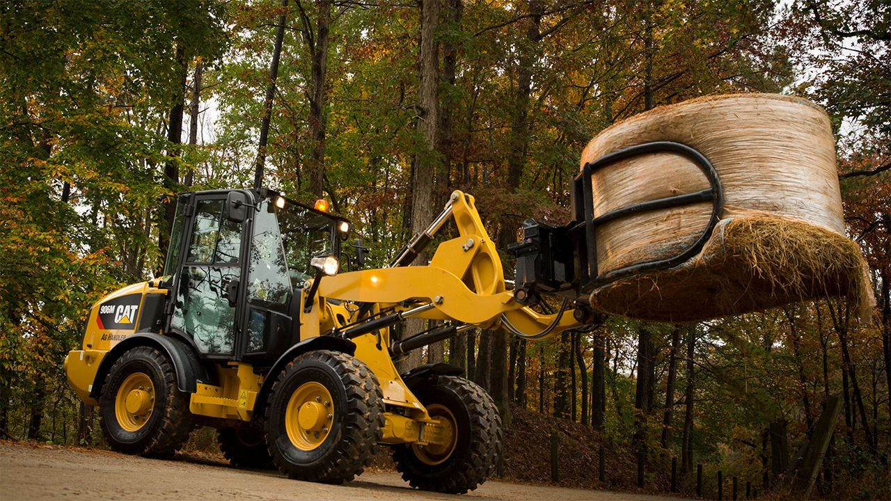 Cat equipment on jobsite