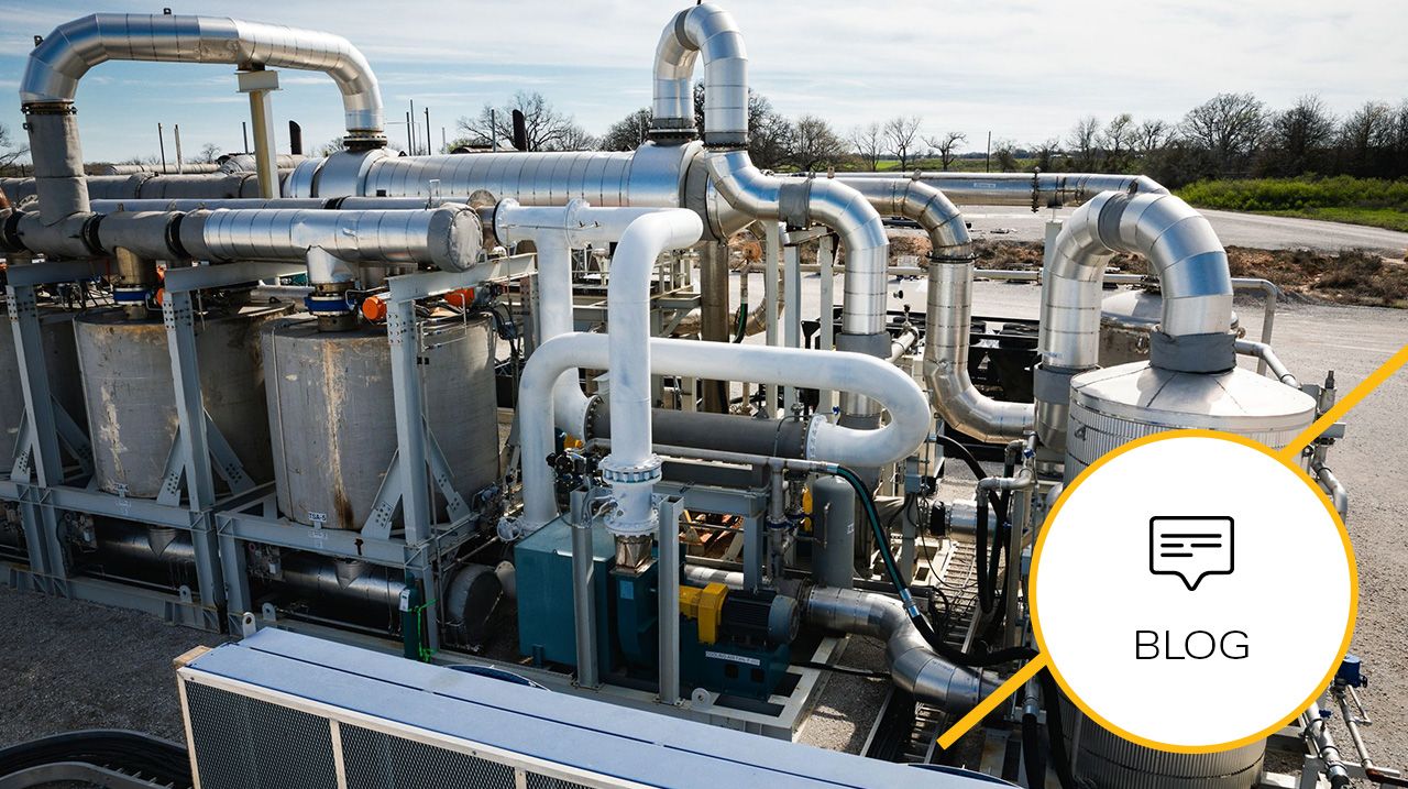 Cat carbon capture system outdoors