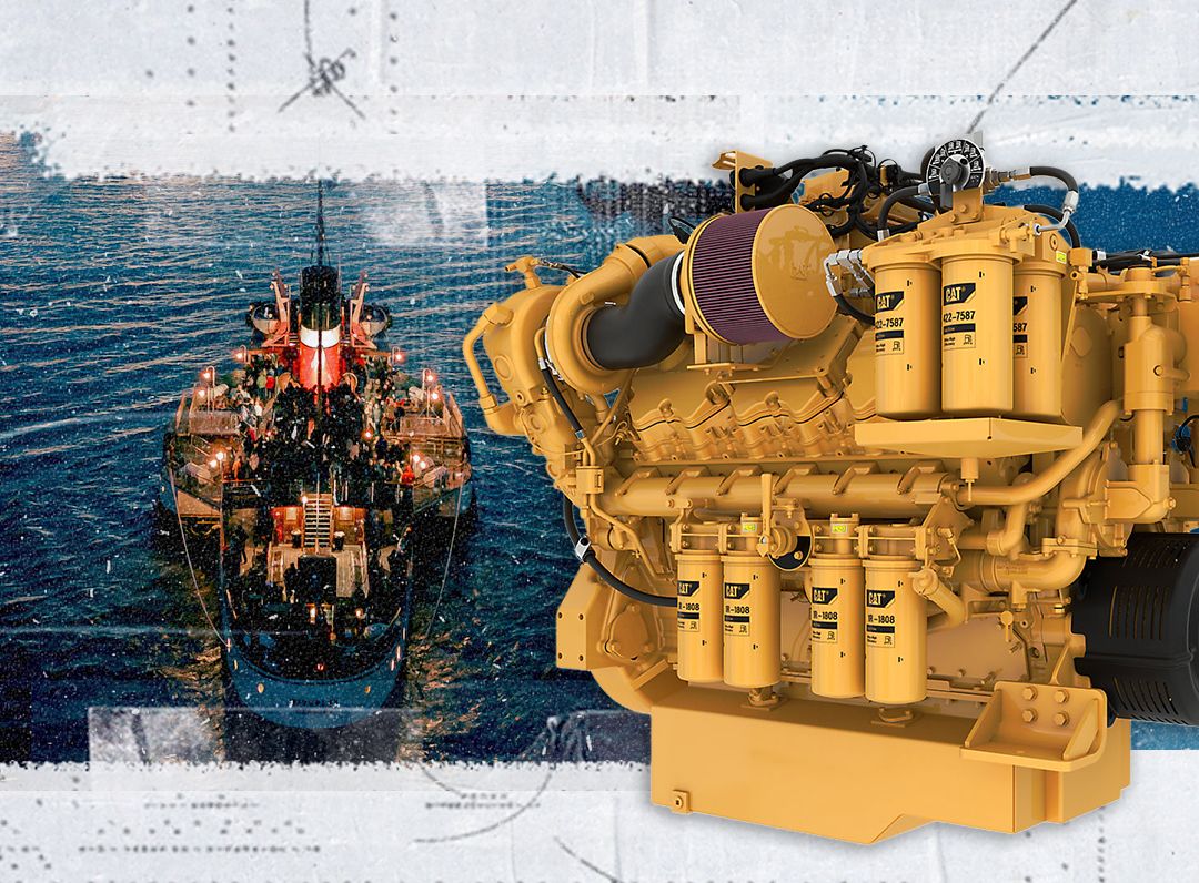 Cat C32B Engine