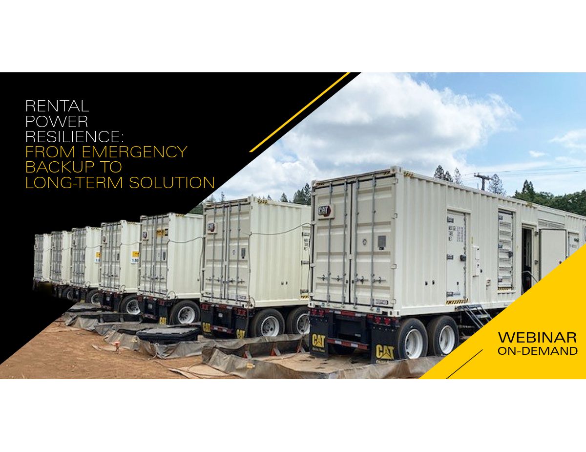 Power Resilience: From Emergency Backup to Long-Term Solution