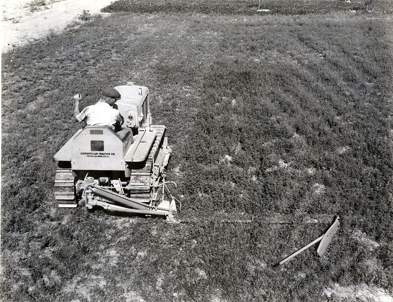 Old machine in action