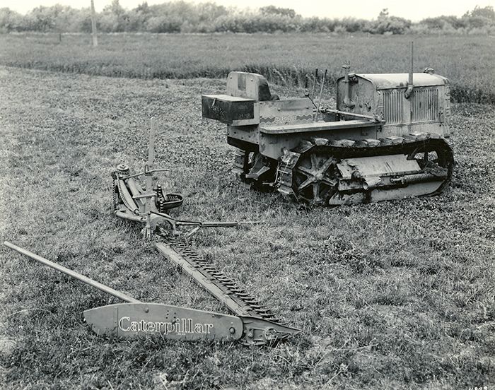 Old machine in action