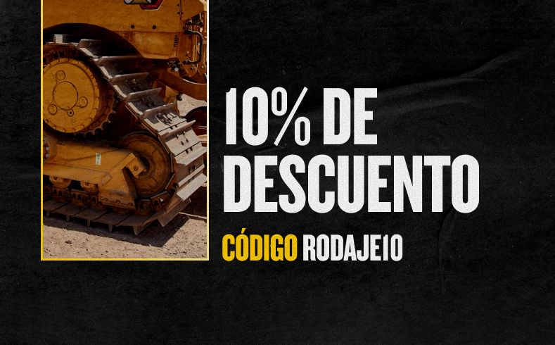 10% de descuento para piezas de Tren de Rodaje Cat®