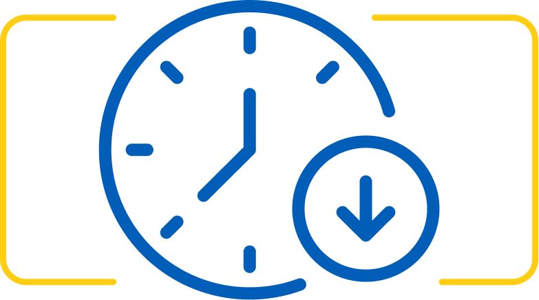 Reduce operational friction icon