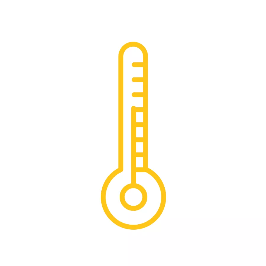 Lower Heat Rejection