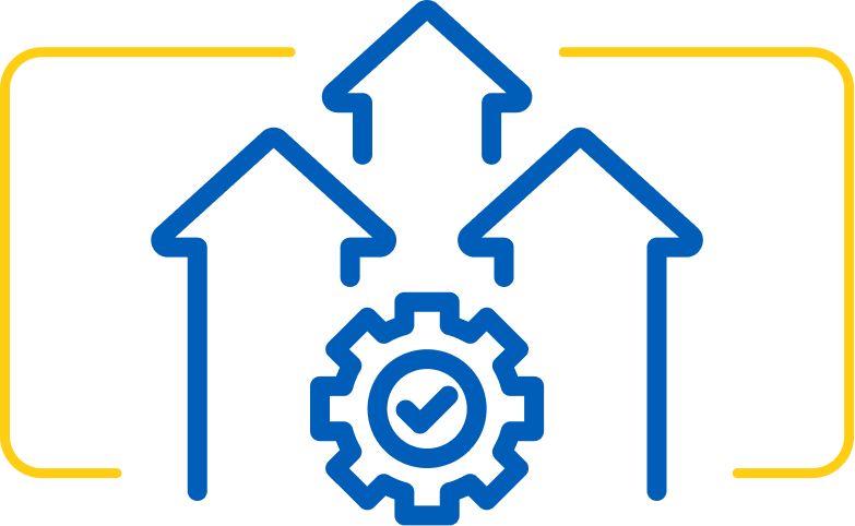 Icon with arrows