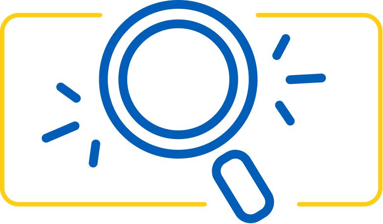 Icon of a magnifying glass