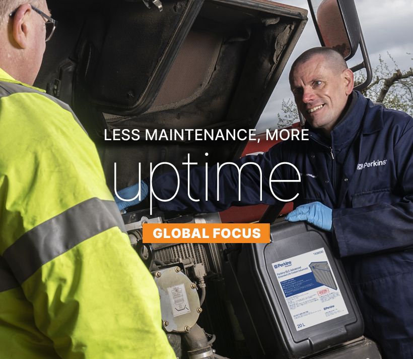 more uptime with Perkins extended lifetime cooland advanced