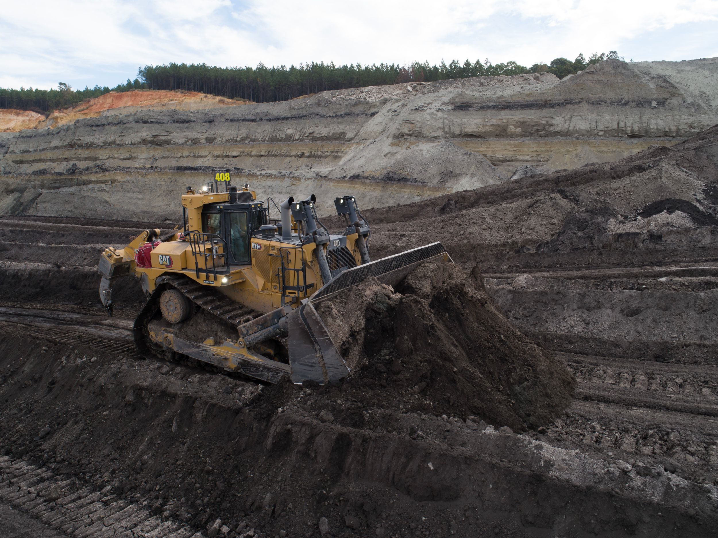 Cat® D11 XE electric drive dozer