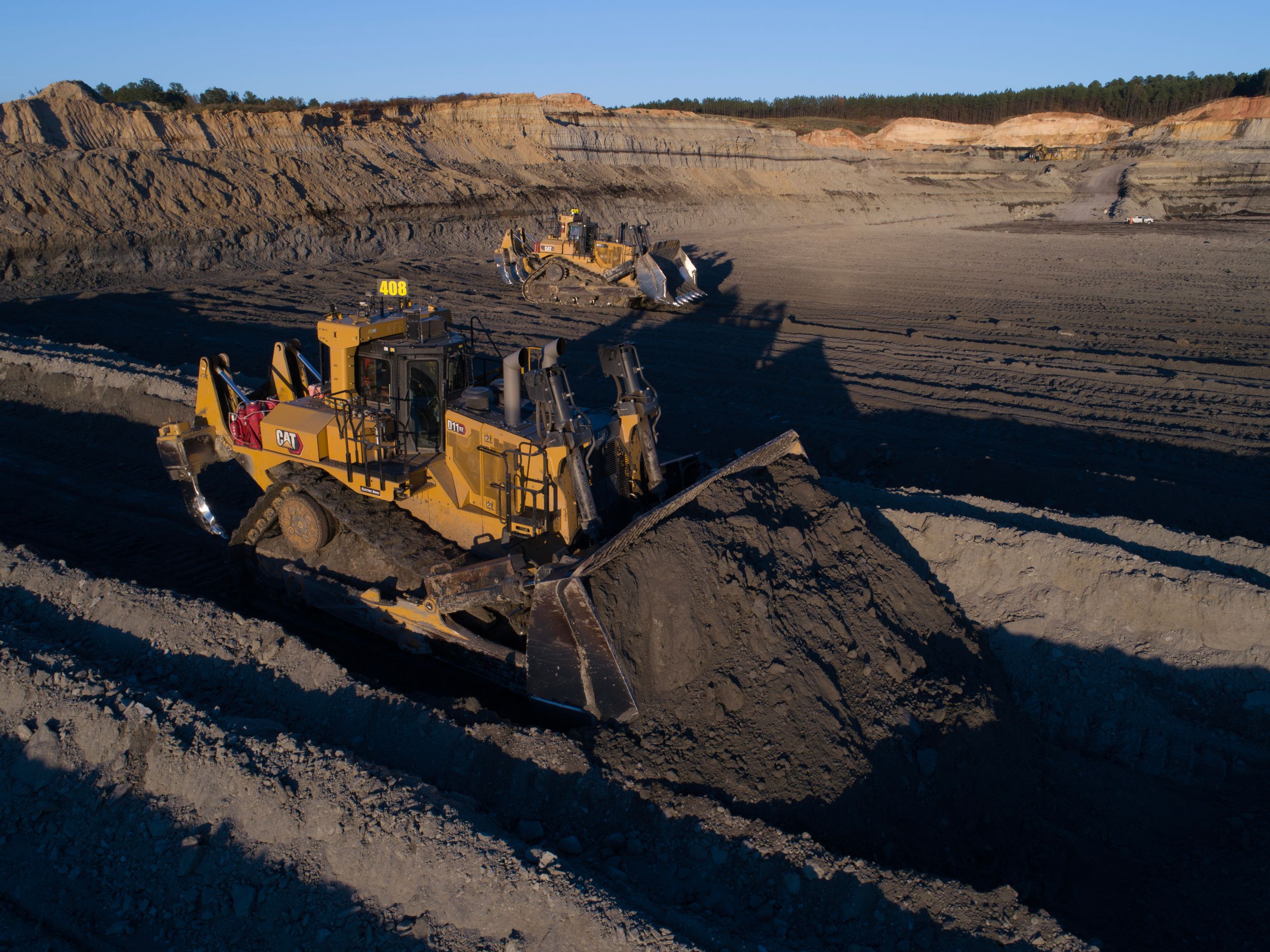 Cat® D11 XE electric drive dozer
