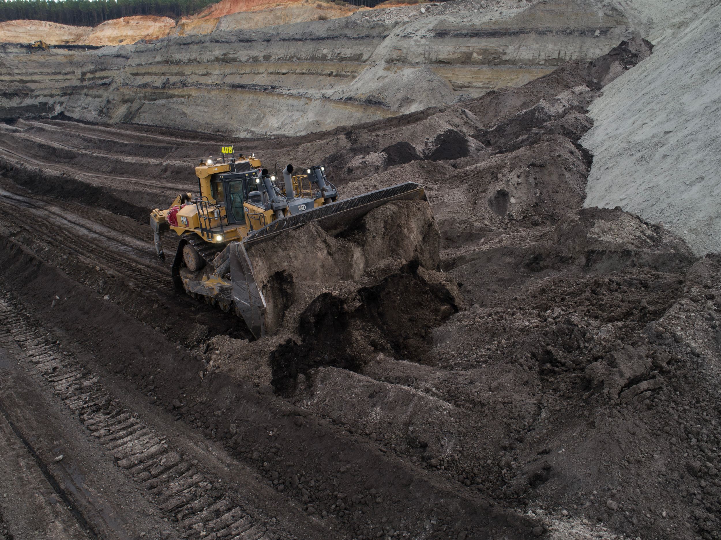 Cat® D11 XE electric drive dozer