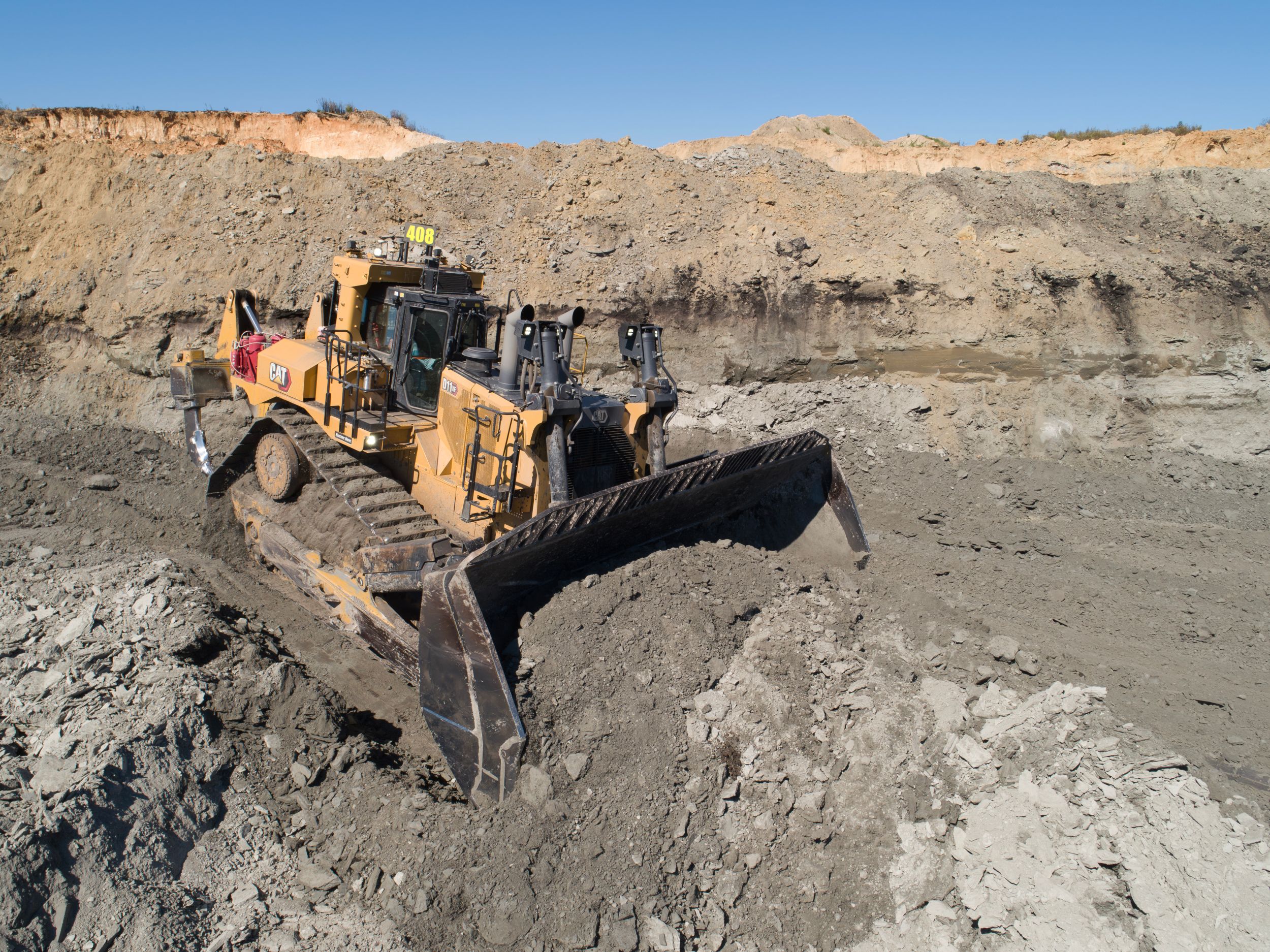 Cat® D11 XE electric drive dozer