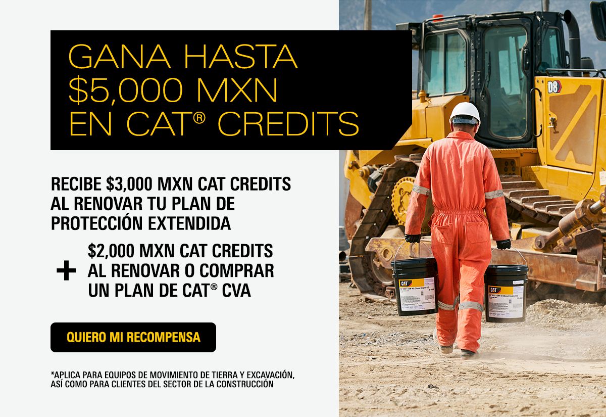 Proteja su equipo. Gane Cat® Credits.