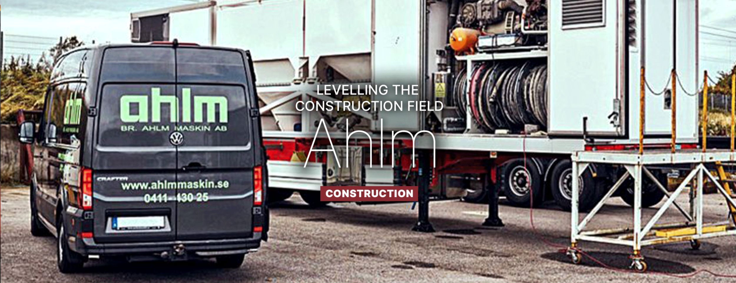 Ahlm Self-Levelling Screed Machines