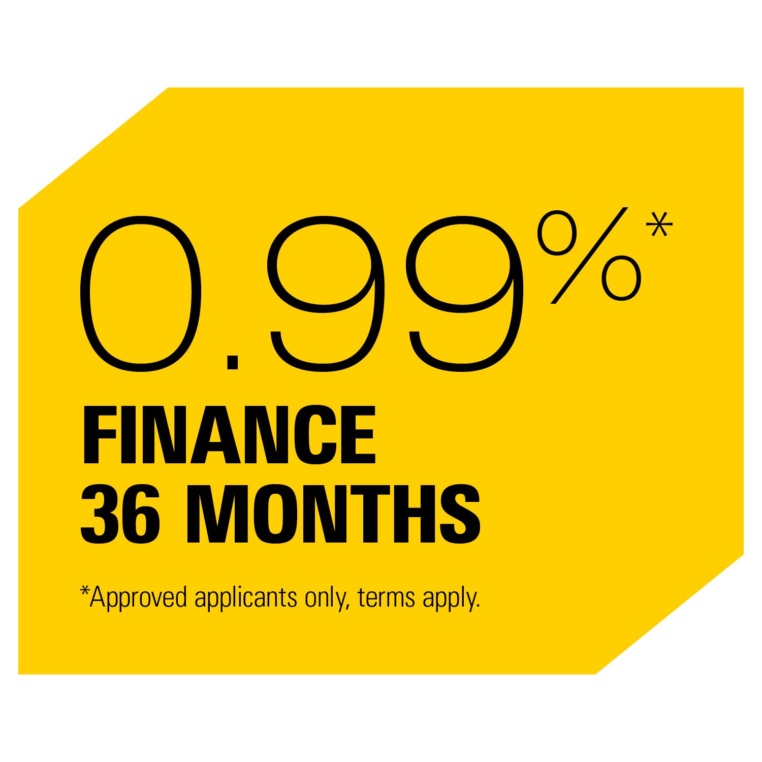 0.99% finance 36 months