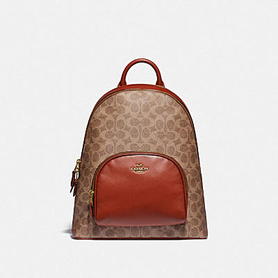 CARRIE BACKPACK IN SIGNATURE CANVAS
