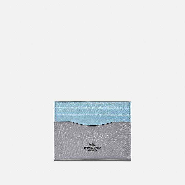 30代、40代、50代の女性におすすめの、定番人気ブランドが仕立てる可愛いレディースミニ財布はCOACHのカード ケース カラーブロック
