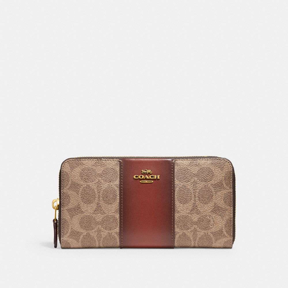 large coach wallet