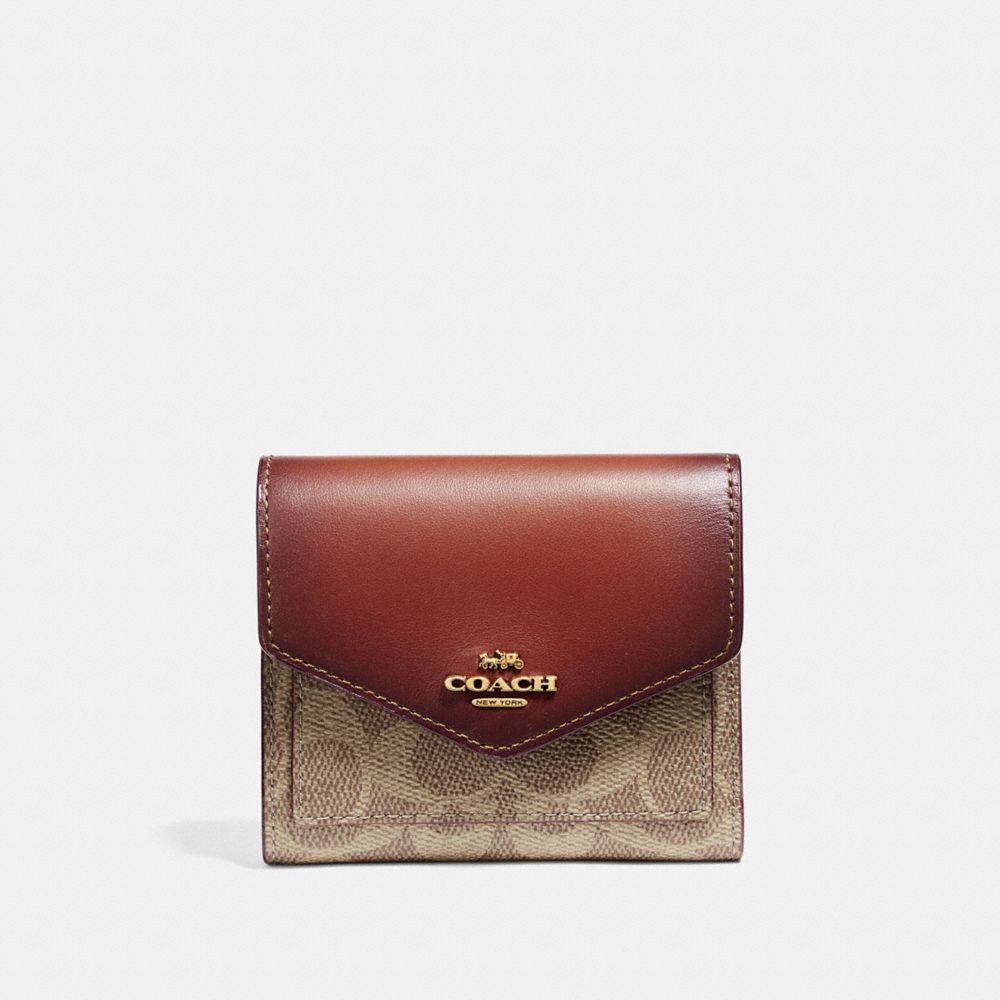 coach small envelope wallet