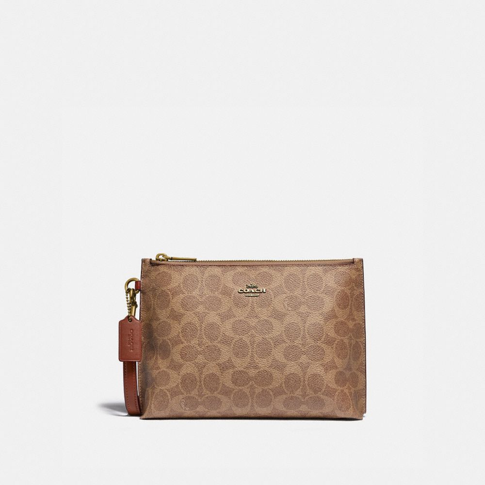 公式 Coach コーチ ポーチ 小物入れ レディース