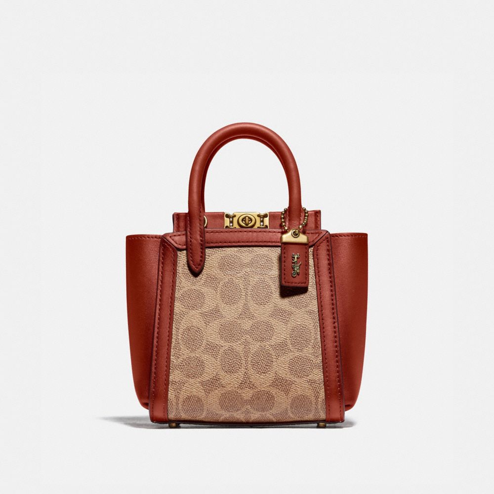 TROUPE TOTE 16 IN SIGNATURE CANVAS