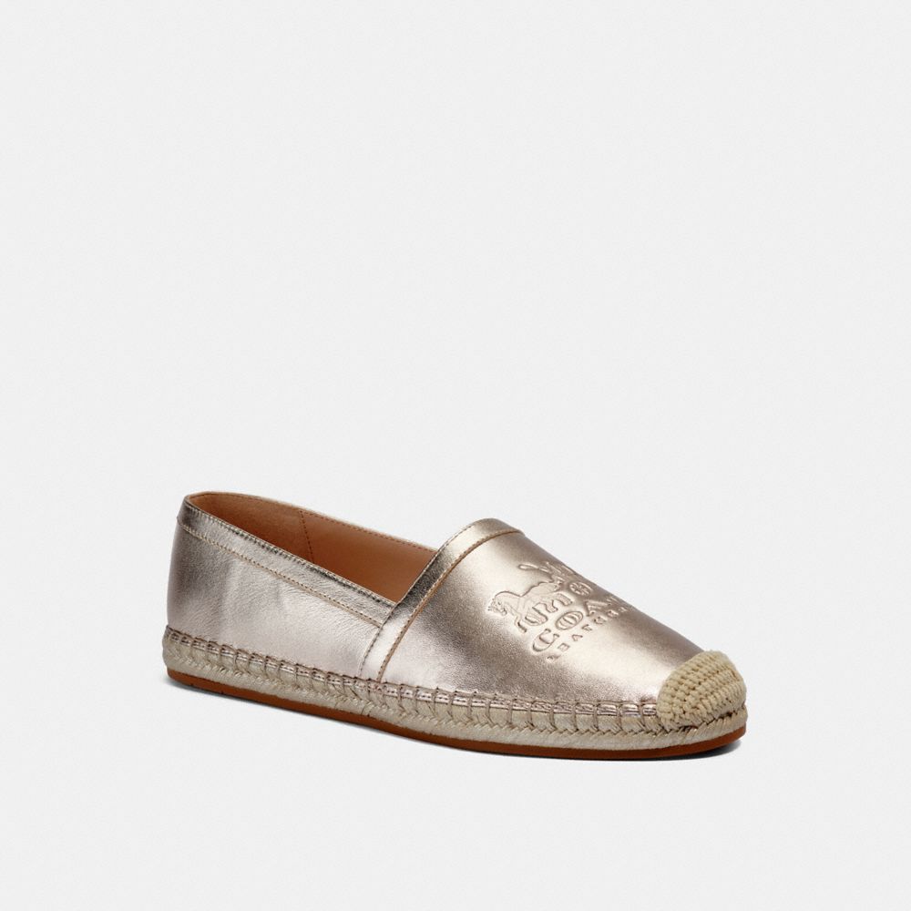 coach signature flats
